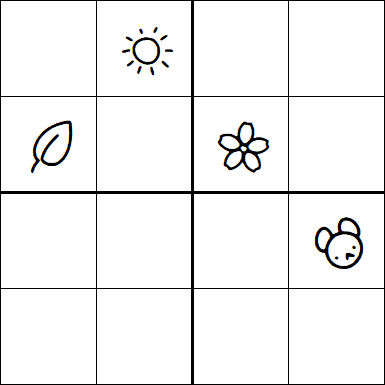 Kids Sudoku 4x4 - Hard