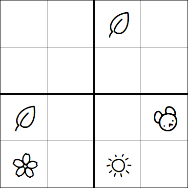 Kids Sudoku 4x4 - Hard