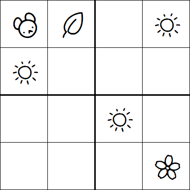 Kids Sudoku 4x4 - Hard