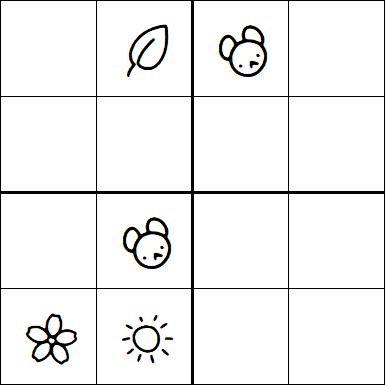 Kids Sudoku 4x4 - Hard