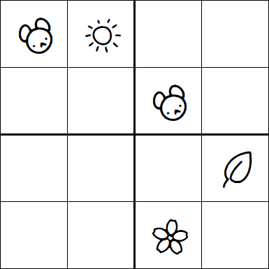 Kids Sudoku 4x4 - Hard