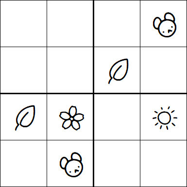Kids Sudoku 4x4 - Hard