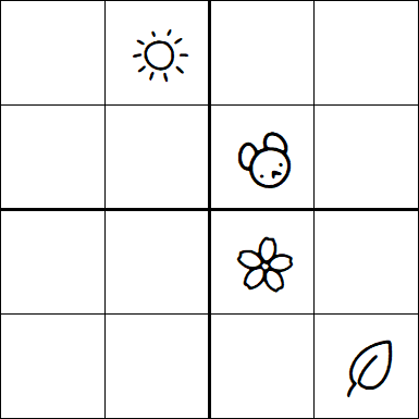 Kids Sudoku 4x4 - Hard