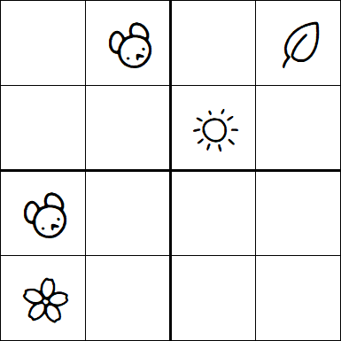 Kids Sudoku 4x4 - Hard