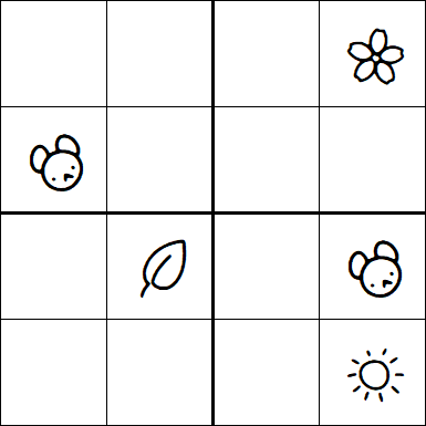 Kids Sudoku 4x4 - Difícil