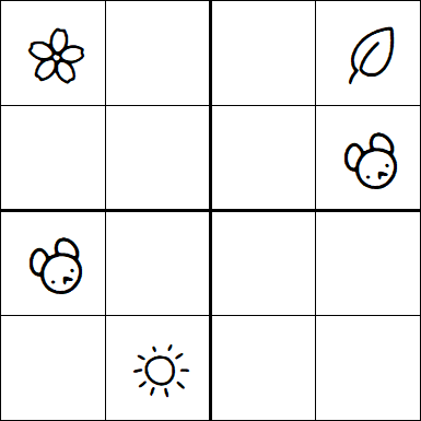 Kids Sudoku 4x4 - Difícil