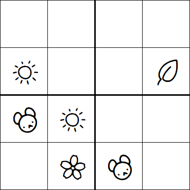 Kids Sudoku 4x4 - Difficile