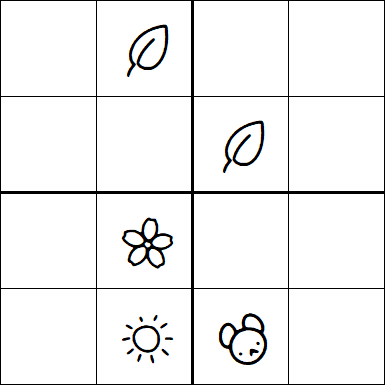 Kids Sudoku 4x4 - Difficile