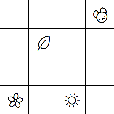 Kids Sudoku 4x4 - Difícil