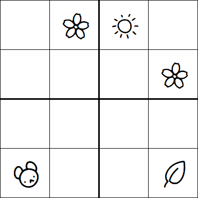 Kids Sudoku 4x4 - Difícil