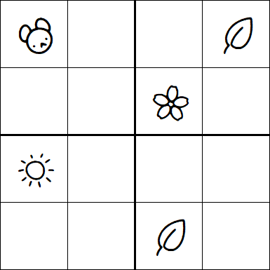 Kids Sudoku 4x4 - Difícil