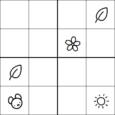 Kids Sudoku 4x4 - Difícil