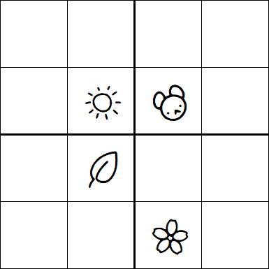 Kids Sudoku 4x4 - Difícil
