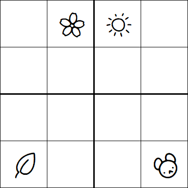 Kids Sudoku 4x4 - Difícil