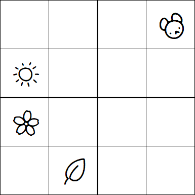 Kids Sudoku 4x4 - Difícil