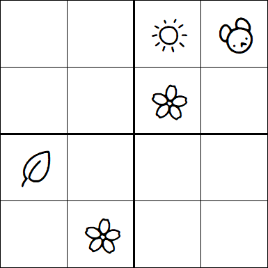 Kids Sudoku 4x4 - Difícil