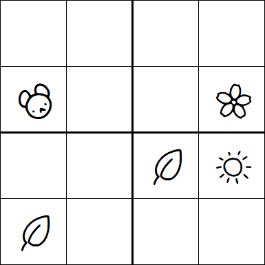 Kids Sudoku 4x4 - Difícil
