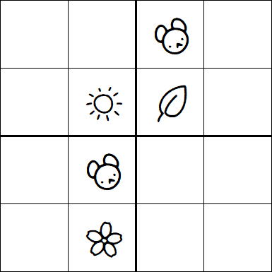 Kids Sudoku 4x4 - Difícil
