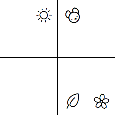 Kids Sudoku 4x4 - Difícil