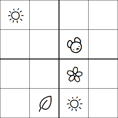 Kids Sudoku 4x4 - Hard