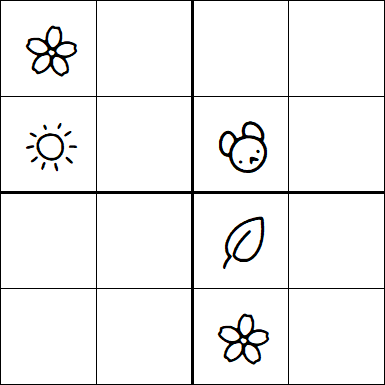 Kids Sudoku 4x4 - Hard