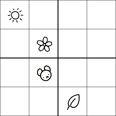 Kids Sudoku 4x4 - Hard