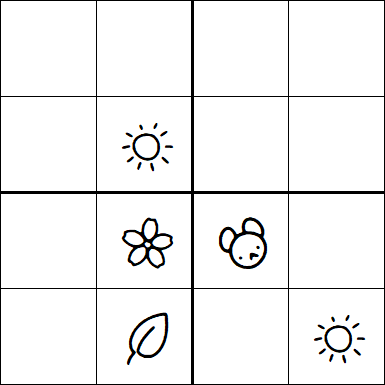Kids Sudoku 4x4 - Hard
