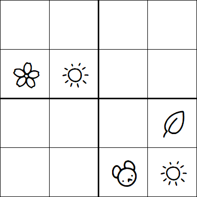 Kids Sudoku 4x4 - Hard