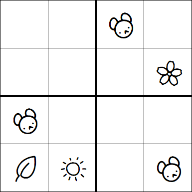 Kids Sudoku 4x4 - Hard