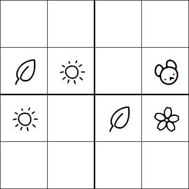 Kids Sudoku 4x4 - Hard