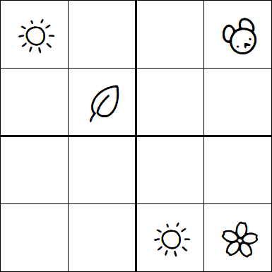 Kids Sudoku 4x4 - Hard