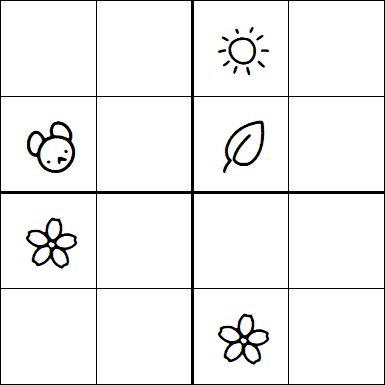 Kids Sudoku 4x4 - Hard