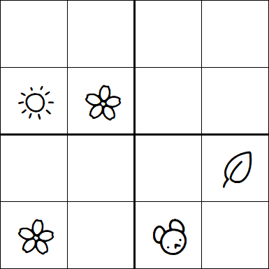 Kids Sudoku 4x4 - Hard