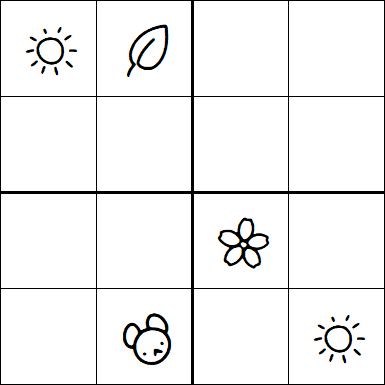 Kids Sudoku 4x4 - Hard