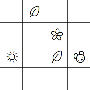 Kids Sudoku 4x4 - Hard