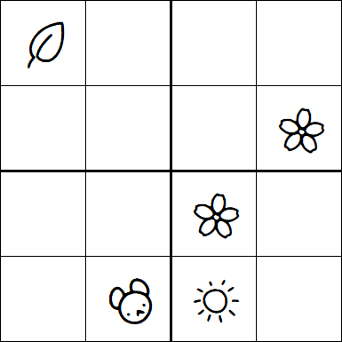 Kids Sudoku 4x4 - Hard