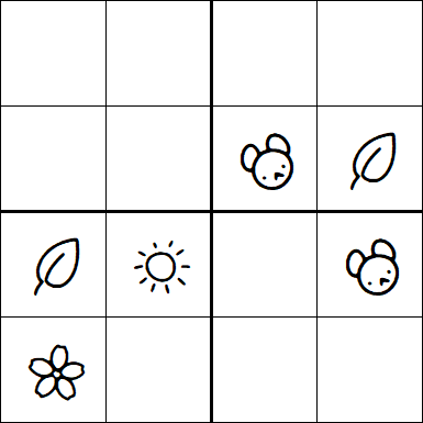 Kids Sudoku 4x4 - Hard