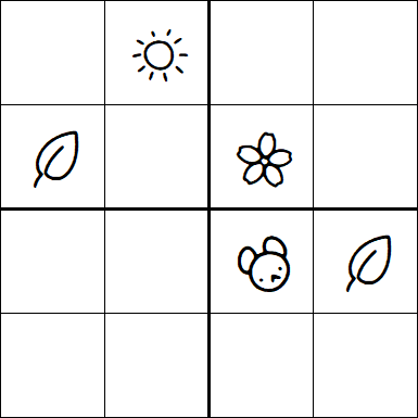 Kids Sudoku 4x4 - Hard