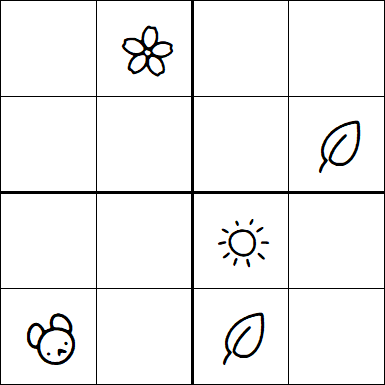 Kids Sudoku 4x4 - Hard