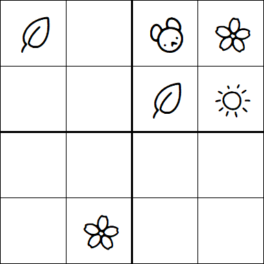 Kids Sudoku 4x4 - Hard