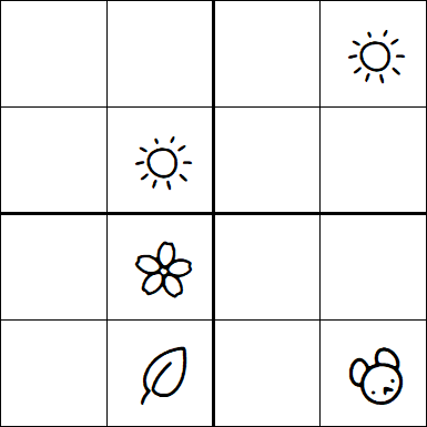 Kids Sudoku 4x4 - Hard