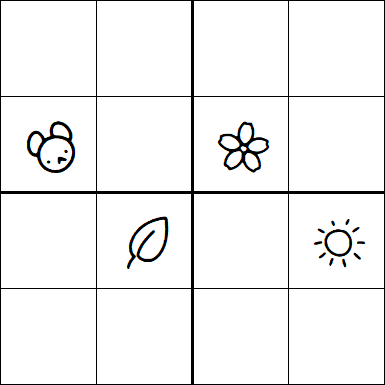 Kids Sudoku 4x4 - Hard