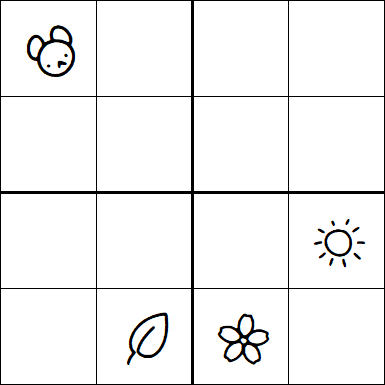 Kids Sudoku 4x4 - Hard