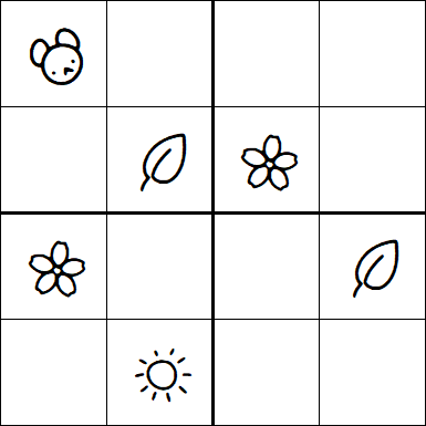 Kids Sudoku 4x4 - Hard