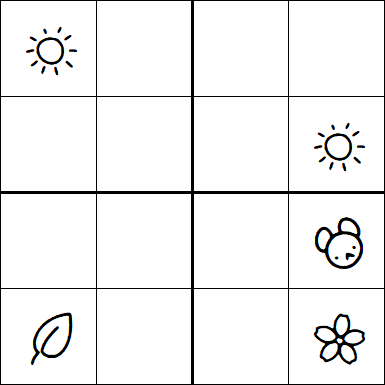 Kids Sudoku 4x4 - Hard