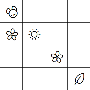 Kids Sudoku 4x4 - Hard