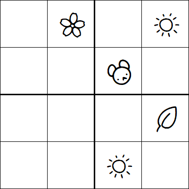 Kids Sudoku 4x4 - Difícil