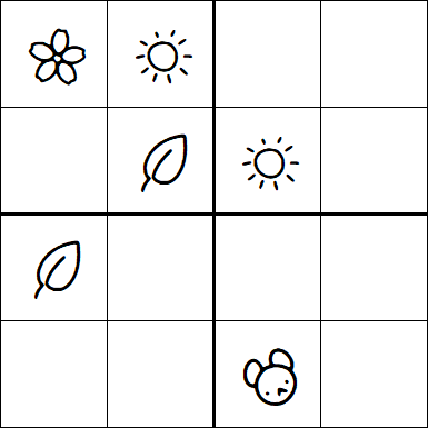 Kids Sudoku 4x4 - Difícil