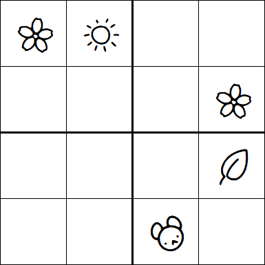 Kids Sudoku 4x4 - Difícil