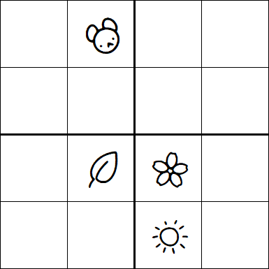 Kids Sudoku 4x4 - Difícil